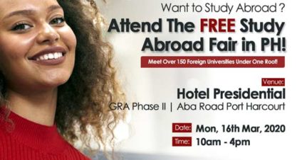 Interested In Studying Abroad? Attend this FREE Roadshow Event Happening in Port Harcourt