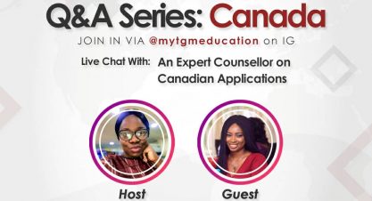 Is Canada Your Preferred Study Destination? Join us on TGM Education IG Page Tomorrow
