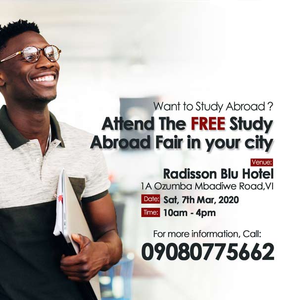 Interested In Studying Abroad? Attend this FREE Roadshow Event Happening in Victoria Island