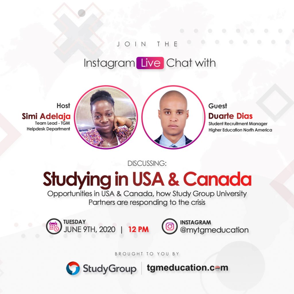 Study Group (USA & Canada) IG Live Session