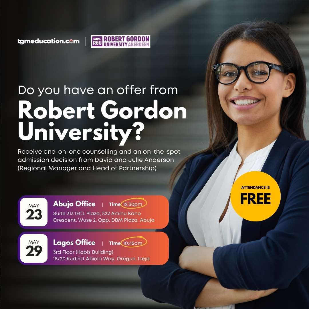 Fast-Track Your RGU Admission Meet Us in Abuja or Lagos