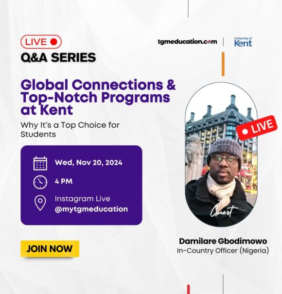 IG Live Series Global Connections & Top-Notch Programs at Kent